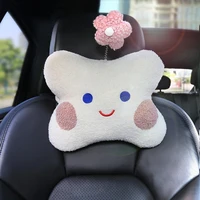hot sale creative car seat neck pillow durable car headrest cartoon design universal headrest cushion for travel home
