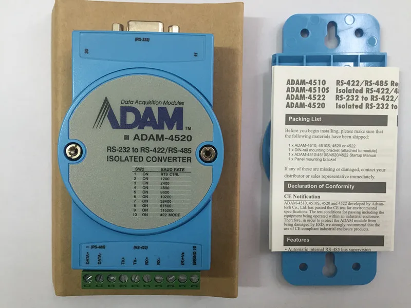 Совершенно новый оригинальный аутентичный модуль Advantech ADAM-4520 изолированный RS232 в