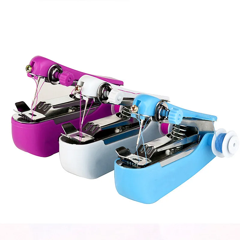 1PC Portable Mini Manual Sewing Machine New Household Cloth Fabric Handy Needlework Tools Simple Operation | Дом и сад