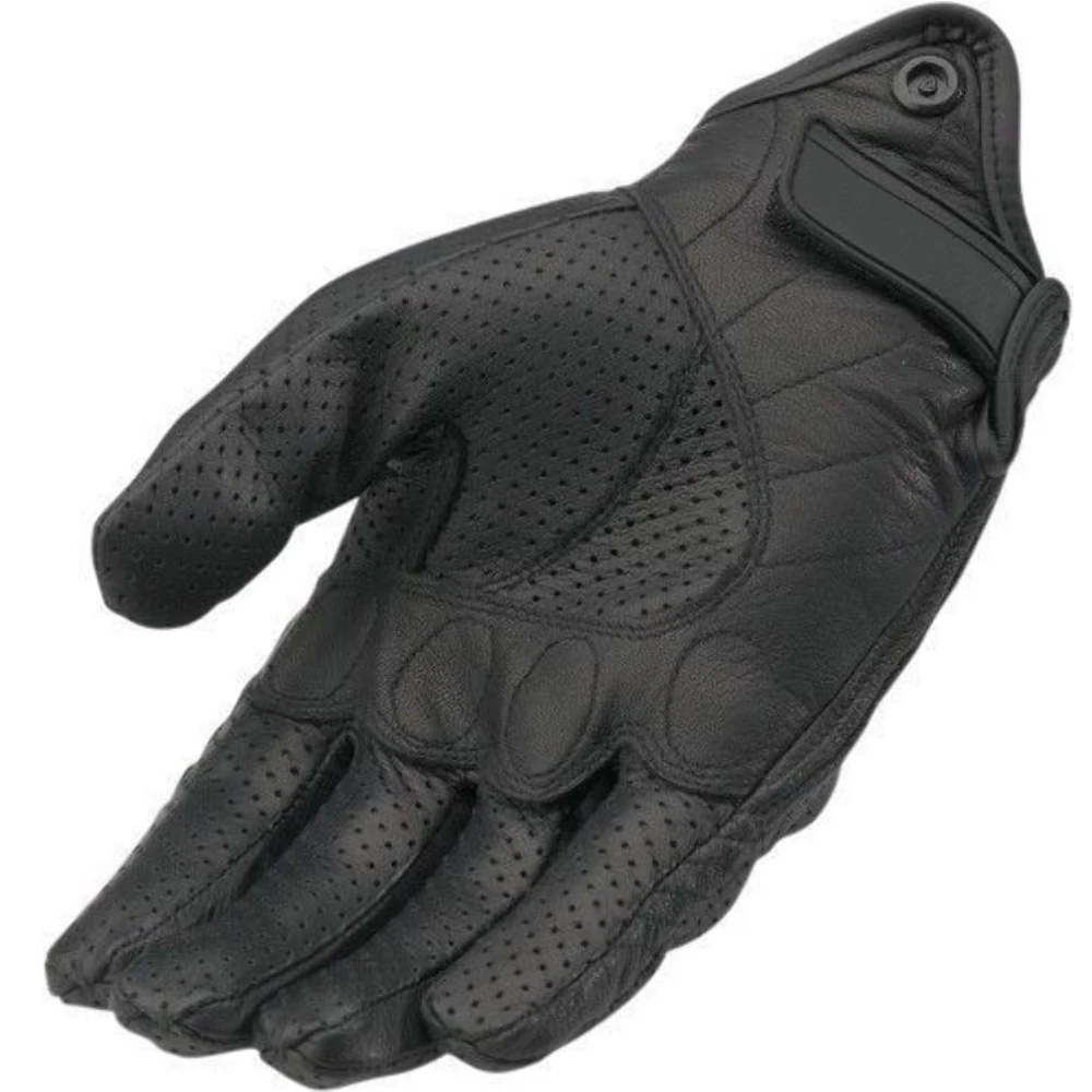 

Automotive MTB Bike Off-road Motorcycle Men's Black Leather Gloves