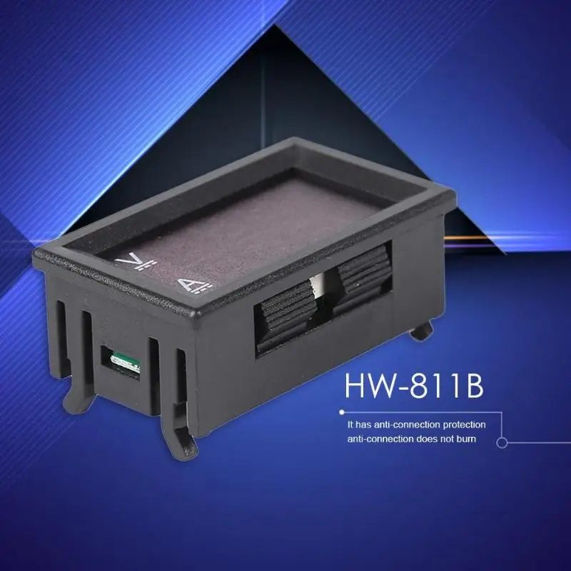 HW 811 0 28 дюймов Мини цифровой вольтметр Амперметр постоянного тока 100V 50A двойной 3