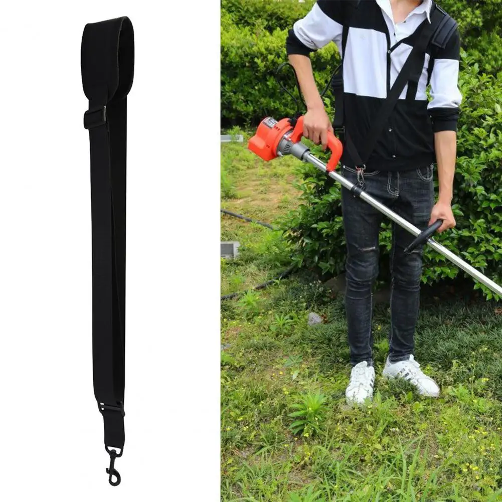

Black Practical Universal Lightweight Weeder Shoulder Strap Wear Resistant Trimmer Strap Easy to Install for Outdoor