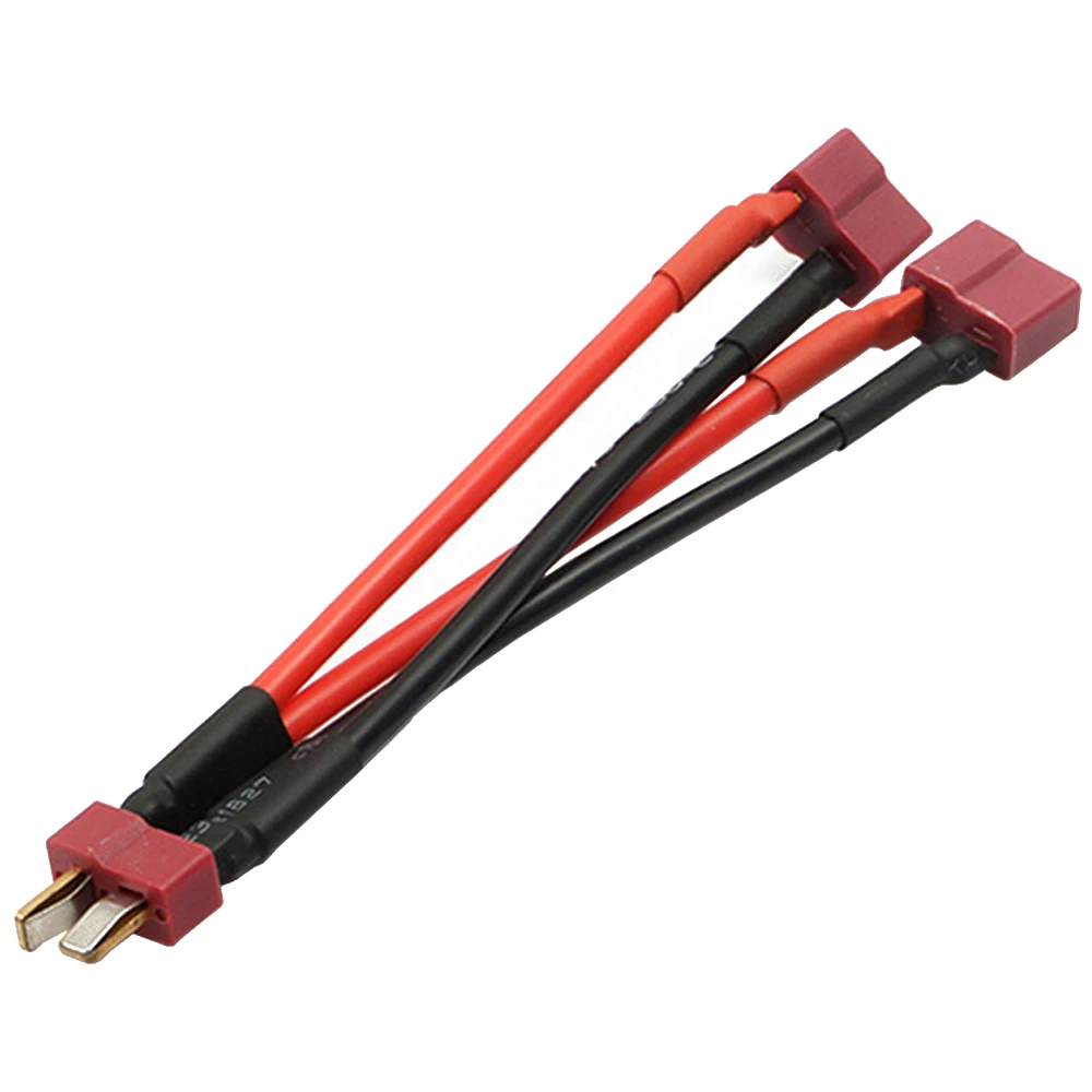 Футболка 1 шт. штепсельная параллельная Батарея соединительный кабель с разъемом