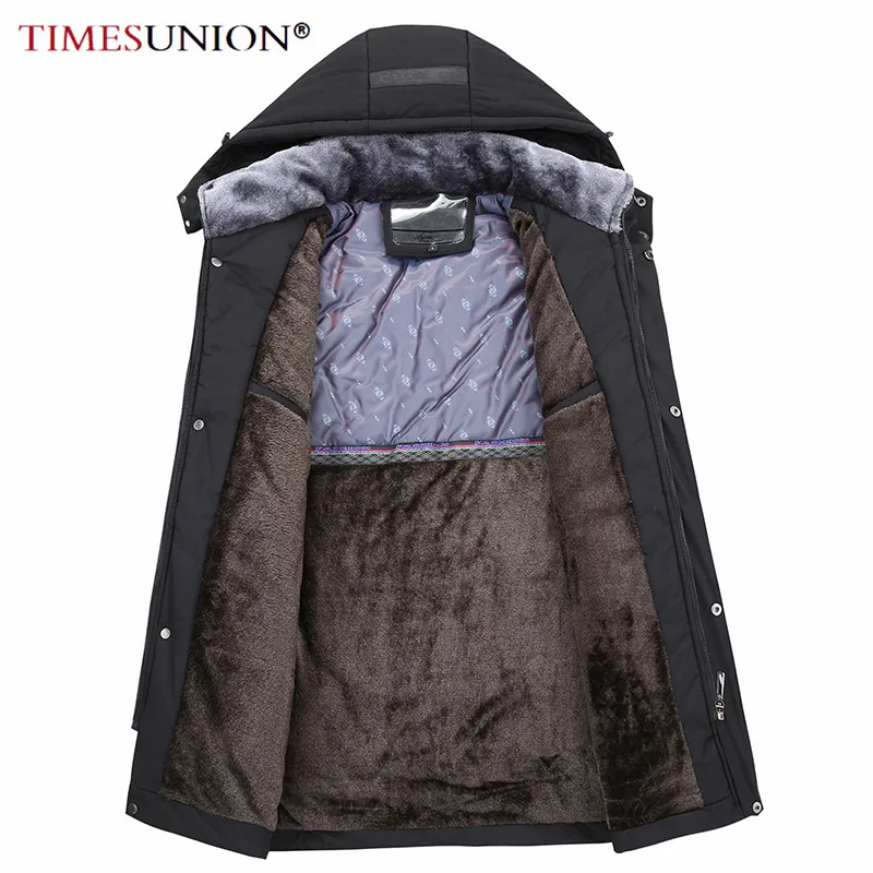2020 Новинка плюс бархатная утепленная мужская зимняя куртка стильное пальто