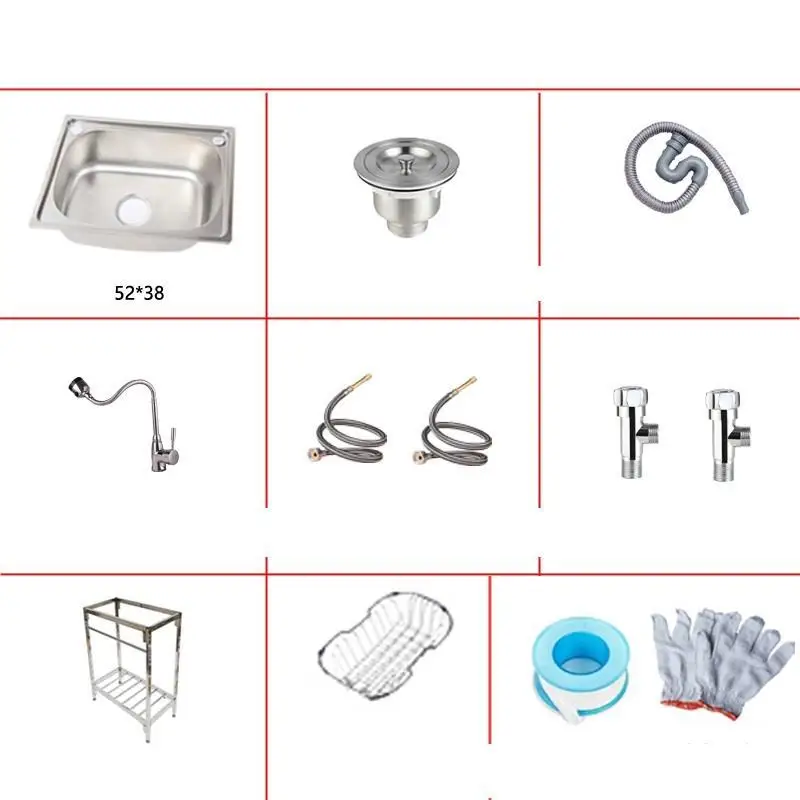 Lavello портативный Lavandino Cucina Portatil Tarjas Para Afwasbak кухня Pia Cozinha Fregadero De Cocina Lavabo раковина для мытья посуды - Цвет: Number 6