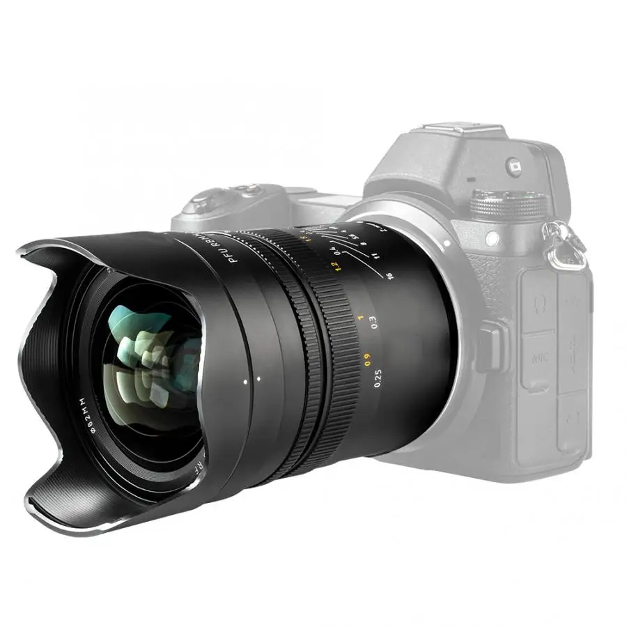Lentes VILTROX 20 мм F1.8 полная Рамка Ручной объектив подходит для Z6 Z7 камеры s Камеры len
