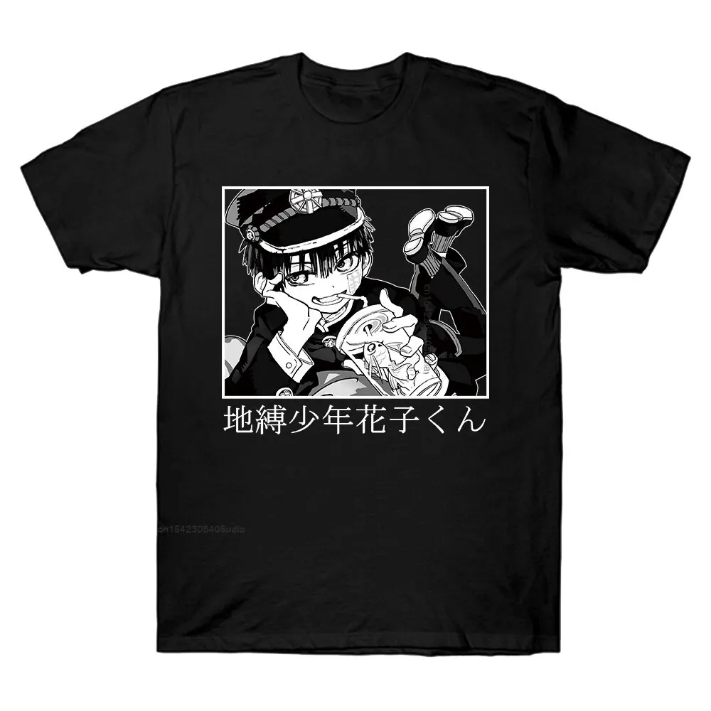 

Japanese Anime Toilet-Bound Hanako-Kun Tshirts Short Sleeve Graphic Tee Shirt Camisas Men Women Loose Tops Harajuku