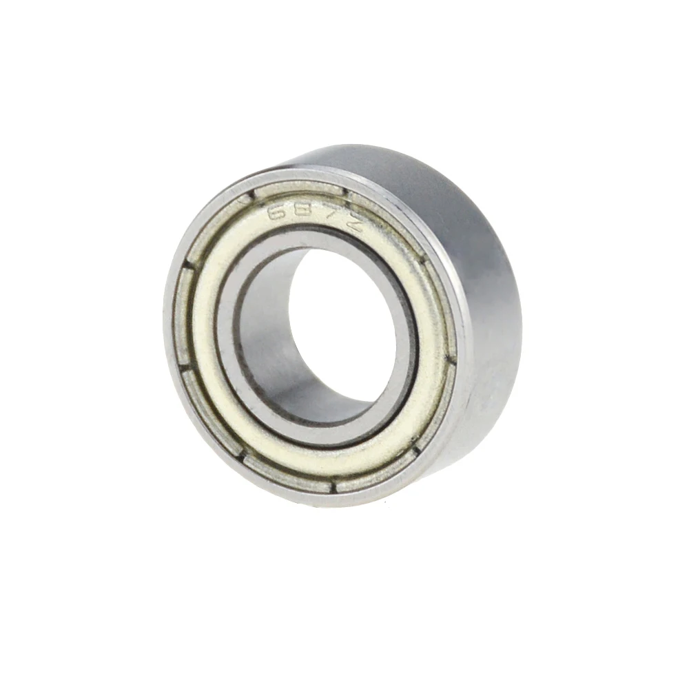 

50pcs/lot 687ZZ 7x14x5mm thin wall deep groove ball bearing 7*14*5mm L-1470ZZ