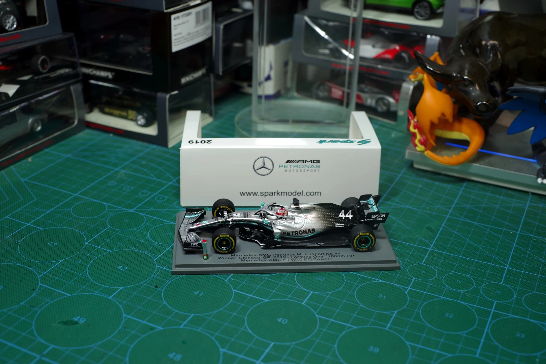 1/43 2019 China Station Mercedes AMG Benz W10 Гамильтон F1 коллекция моделей автомобилей с