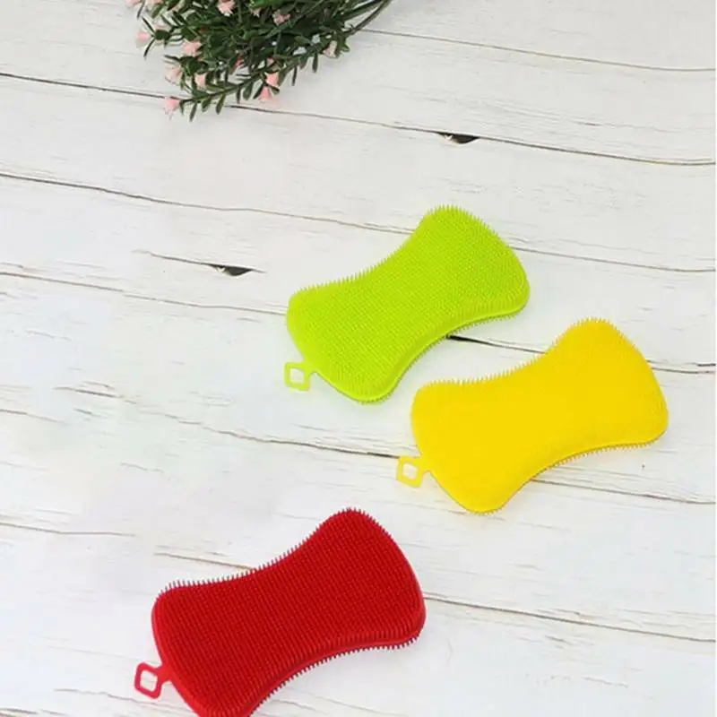 

Silicone Sponge Hygiene Hero Sponge Non-Stick for Kitchen DIY Home DRY