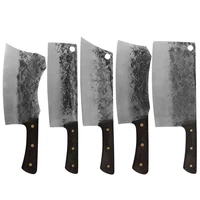7 7 5 inch handmade forged cleaver knives set slaughter kitchen chef knife bone slicer filleting knife tools fish meat