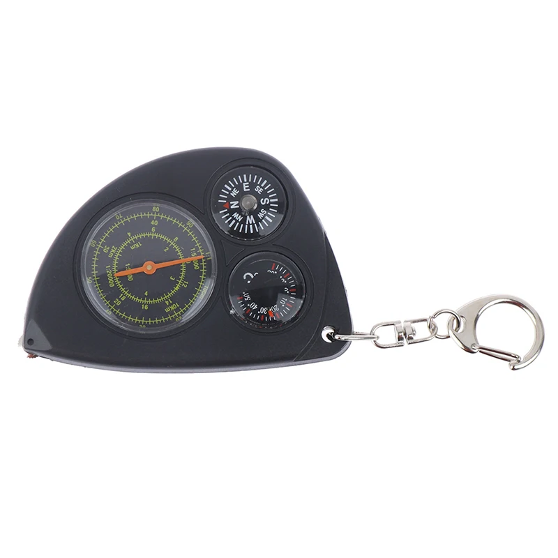 

Portable Outdoor Odometer Multifunction Compass Curvometer With Rangefinder Map Odometer Thermometer Keychain