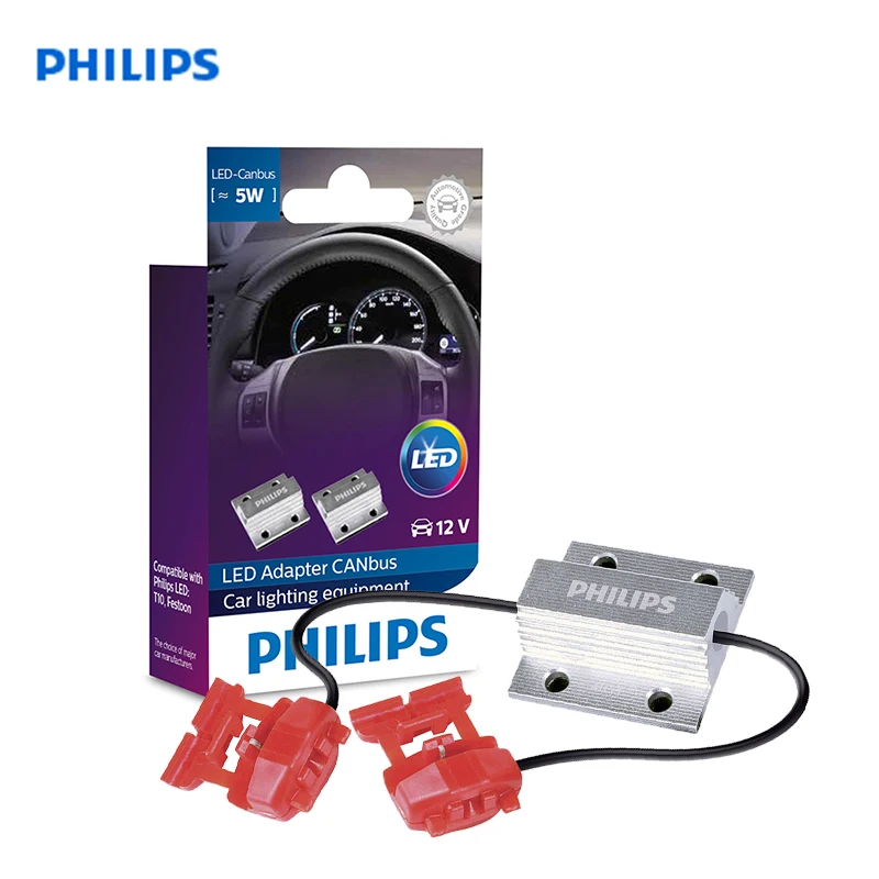 Philips устройство предупреждений для светодиода T20 S25 W21W P21W Canbus светодиодный