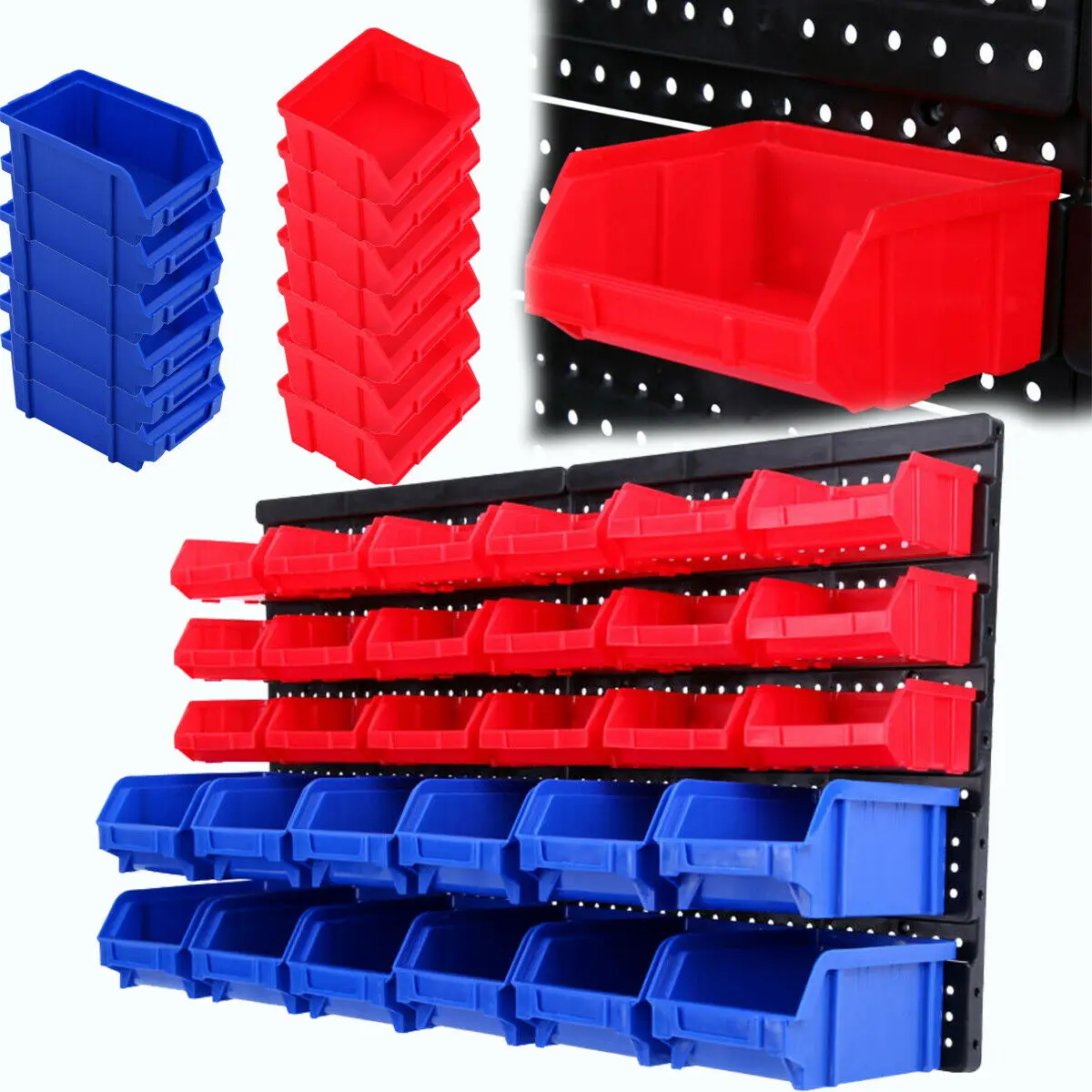 Настенный ящик для хранения инструментов набор настенная полка с ящиками