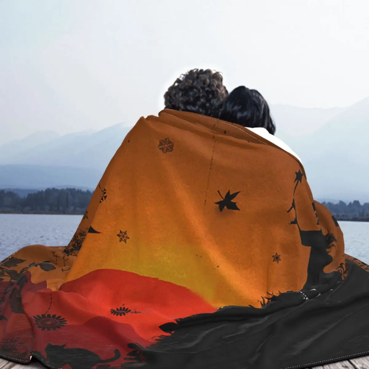 Страшное одеяло на Хэллоуин коралловый флис плюшевое летнее мультяшное с тыквой