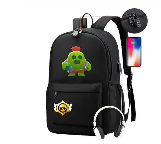 Рюкзак Leon Games для мальчиков и девочек школьный ранец с защитой от кражи