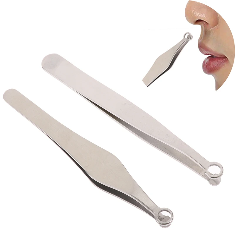 

Universal Nose Hair Trimming Tweezers Nose Trimmer Tweezer Round Tip Eyebrow Perfect Steel Nose Hair Removal Trimming