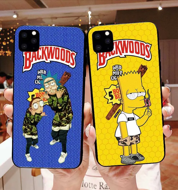 Рик и Морти backwoods Мягкий ТПУ силиконовый чехол для телефона чехол для iPhone 11 Pro MAX SE 5 5S 6 6splus 7 8Plus MAX XR XS X10