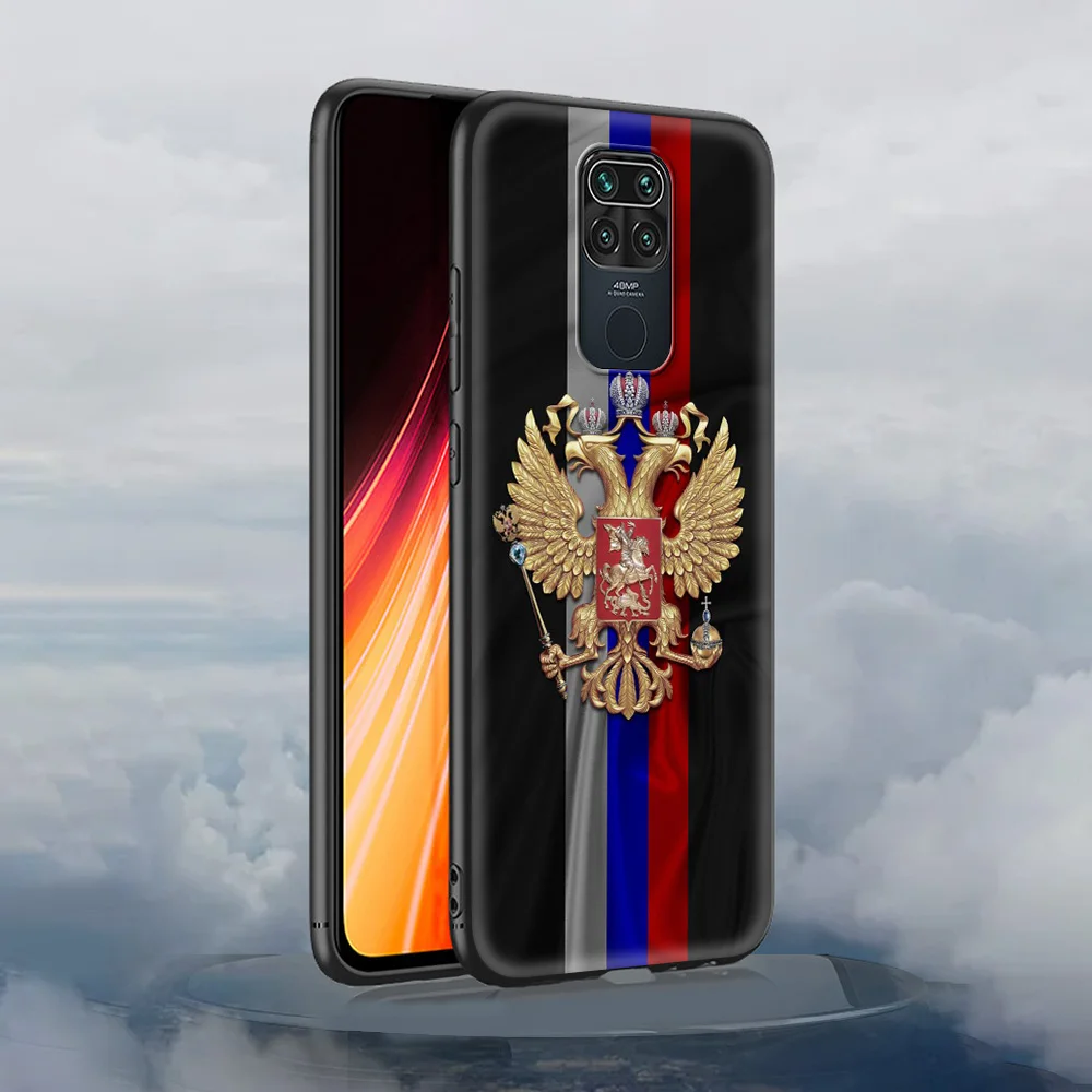 

Russian Flag Bear Eagle Flag Shockproof Soft Cover for Redmi Note 7 8 8T 9 9S 10 Pro Luxury Case 7 7A 8 8A 9A 9C TPU Phone Case
