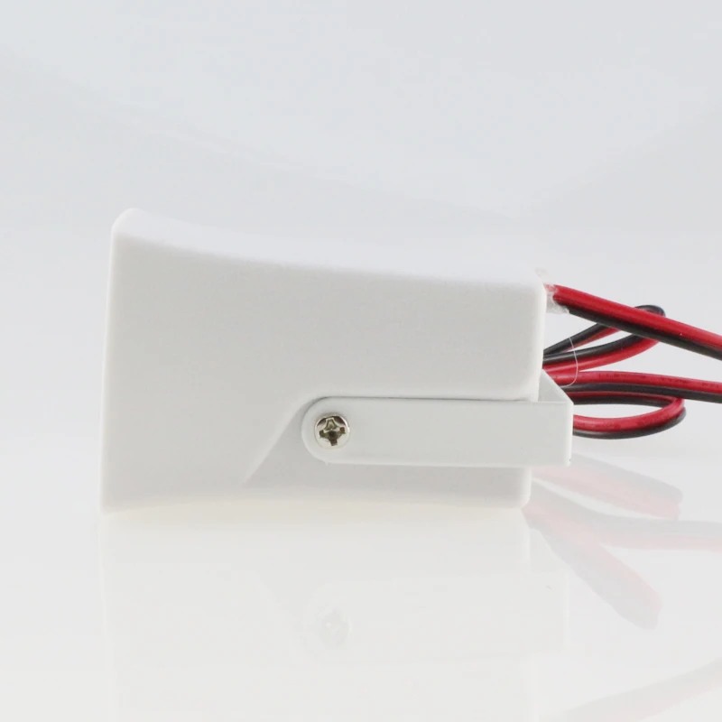 Супер Мини Белый 120DB DC12V проводной звуковой сигнал сирены для беспроводной