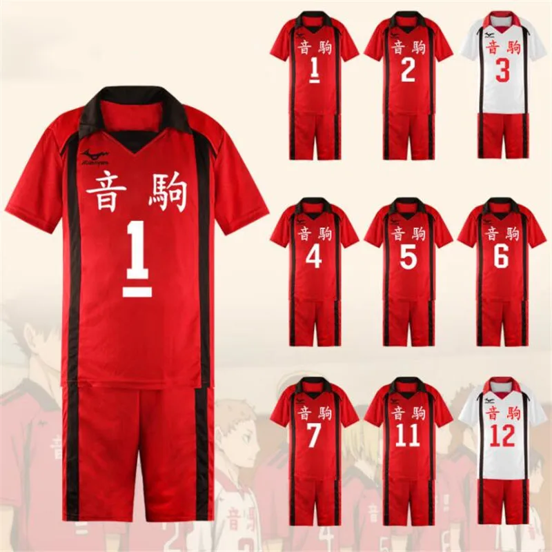 

Haikyuu! Nekoma средней школы костюм Tetsurou Kuroo Kozume Косплэй Джерси Спортивная одежда Униформа Размеры S-3XL