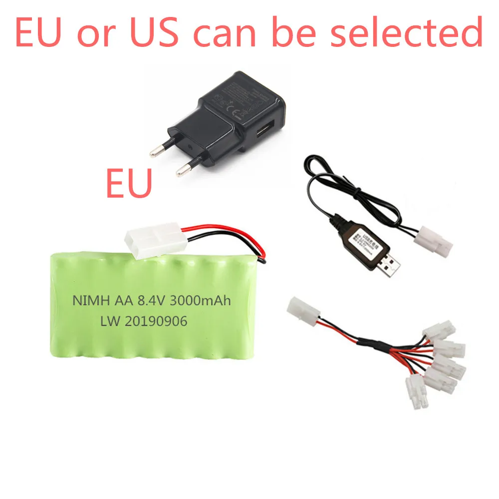 Аккумуляторная батарея высокой емкости 8 4 в 3000 мАч с зарядным устройством для
