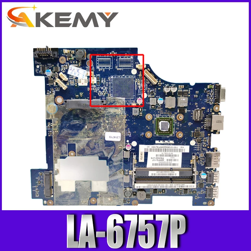 

Laptop motherboard For LENOVO Ideapad G575 EME450 Laptop Motherboard PAWGD LA-6757P 11013934 DDR3 Notebook Mainboard