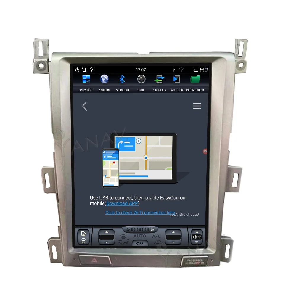 2 Din Андроид магнитола автомобиля для Ford Edge 2007-2014 с навигацией GPS, мультимедийной головной устройство, MP3-плеер, беспроводной Carplay.