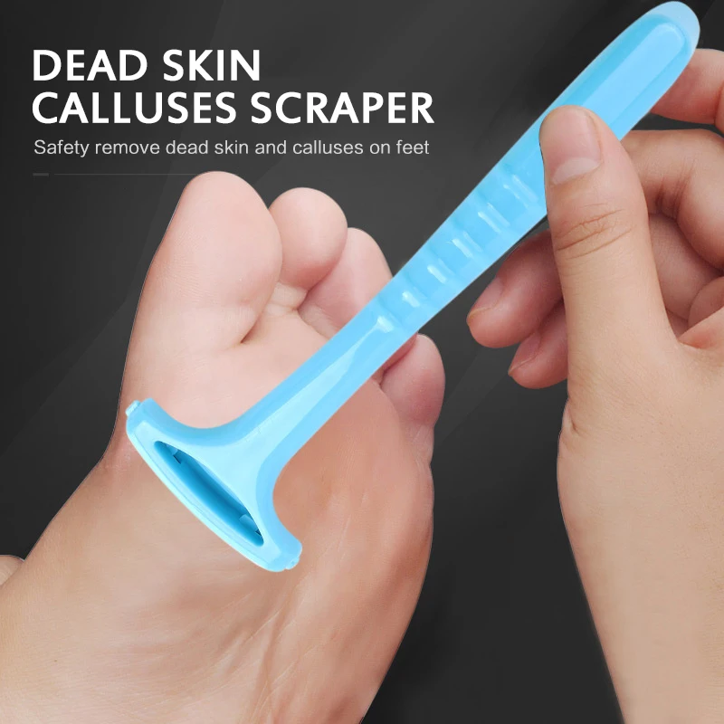 

1pcs Professional Handle Dead Skin Calluses Removal Feet Care Nursing Foot Pedicure Dead Skin Planer Foot Care Tools TSLM1