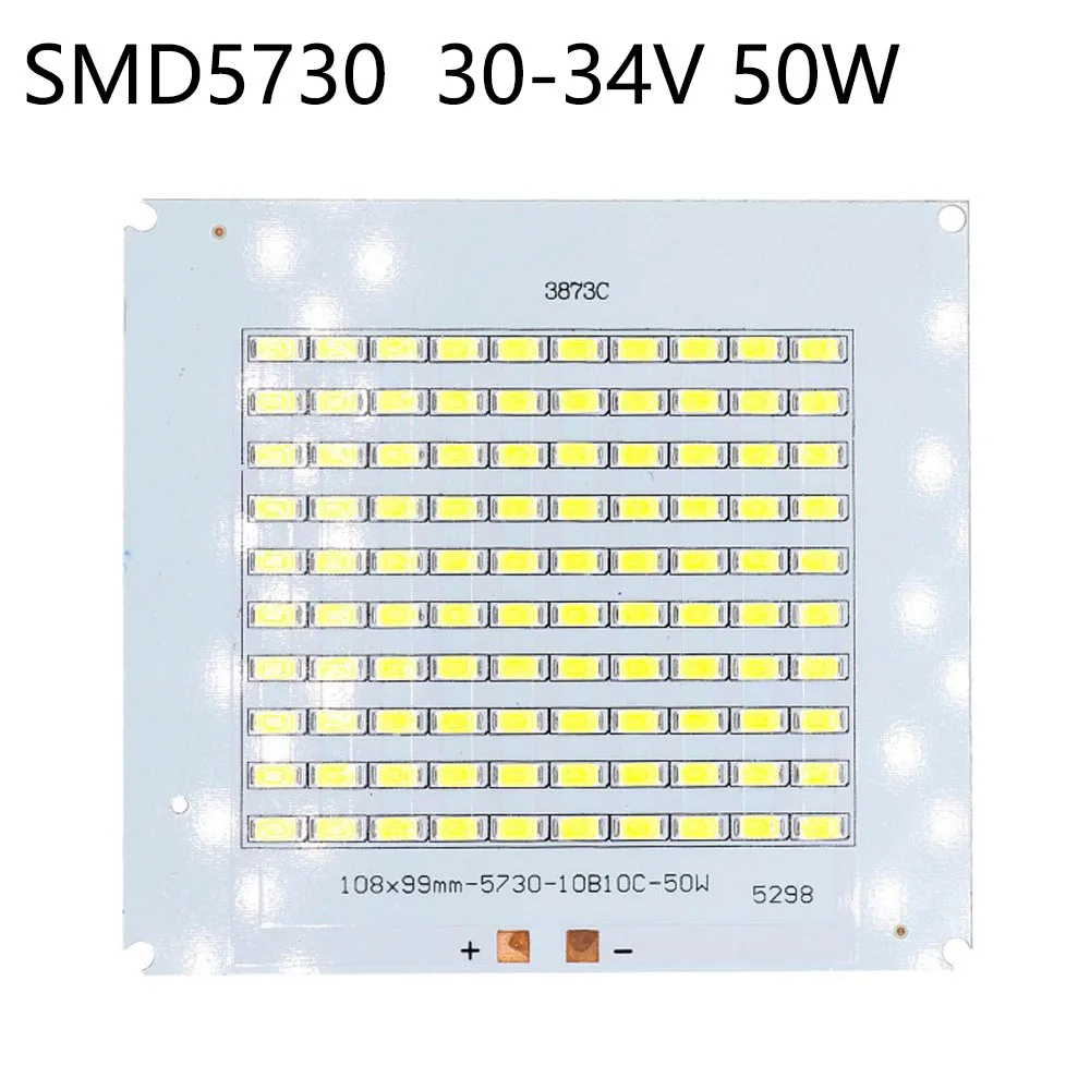 SMD5730 светодиодный чип 10 Вт 20 Вт 30 Вт 50 Вт Ламповые бусины высокой мощности 120лм/Вт смарт IC Cree светодиодный 32-36 в для внутреннего и наружного DIY Kit