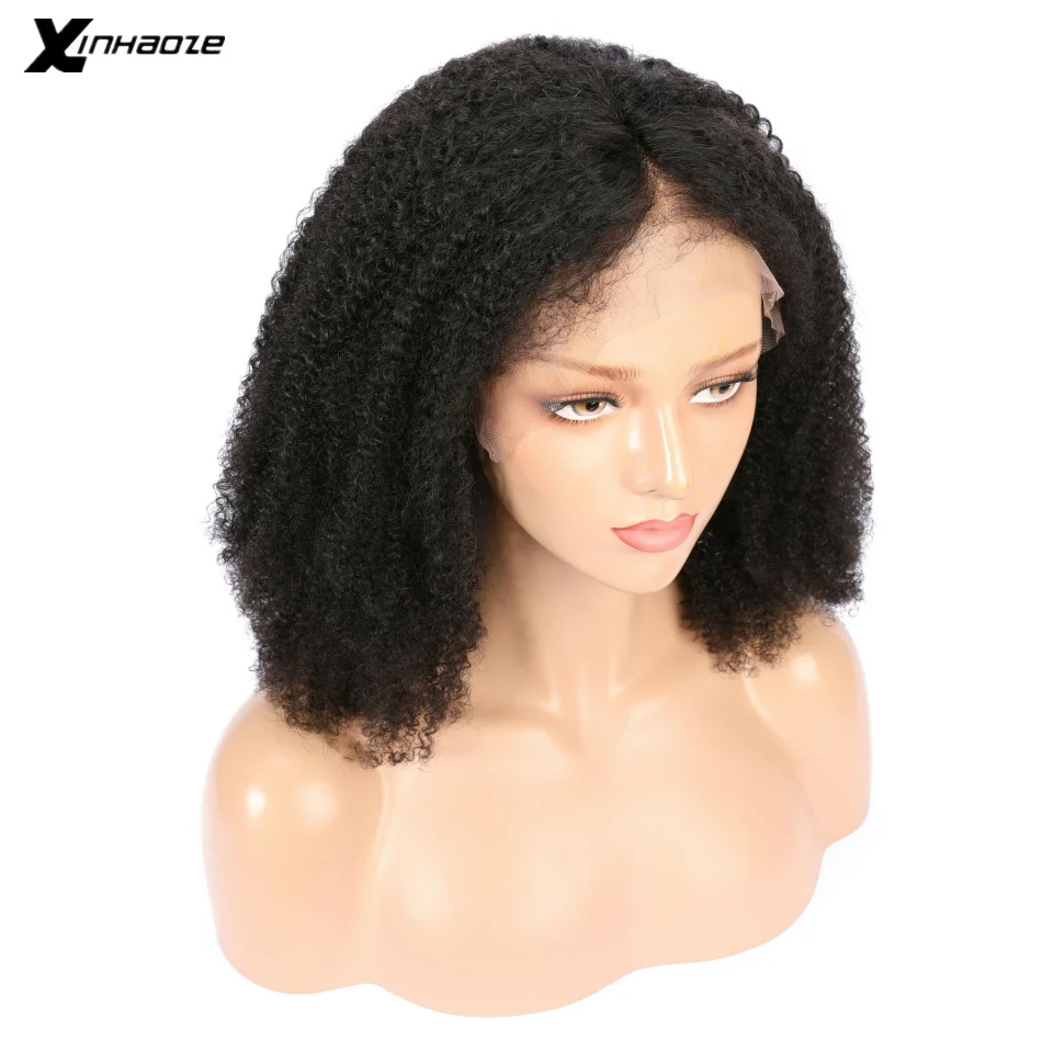 13*6 бразильские кудрявые передние человеческие волосы парики Remy Предварительно