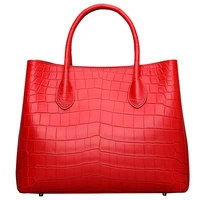 2021 luxury women genuine leather handbags ladies elegant shoulder messenger bag nile crocodile leather handmade womans bags