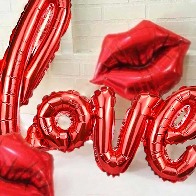 Воздушные шары из фольги с надписью LOVE|Воздушные и аксессуары| |