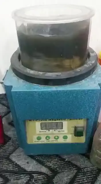 

Magnetic Polisher of Goldsmith machine