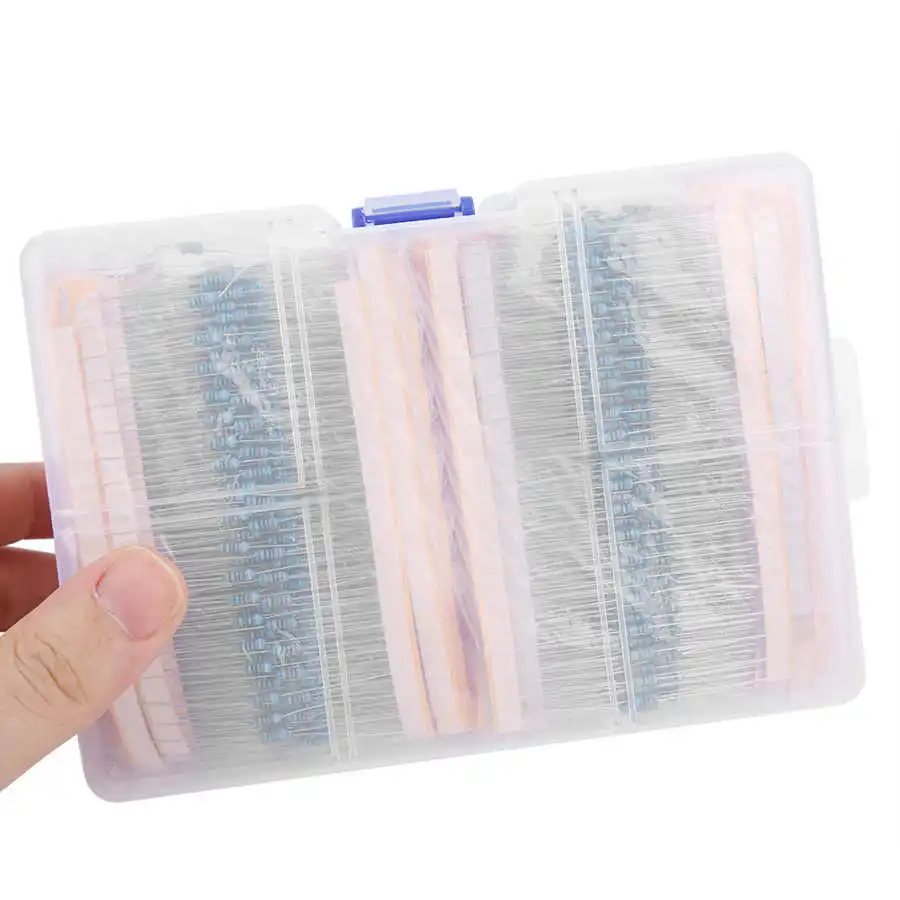 2600 шт металлическая пленка сопротивление набор резисторов части электронных