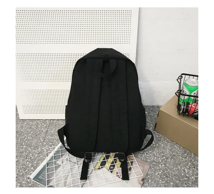 Студенческая сумка для кампуса простая девочек повседневная улицы путешествий