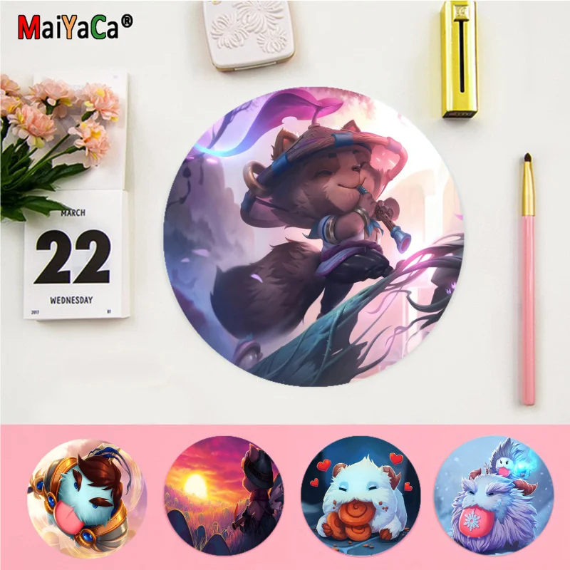 

MaiYaCa LOL League Of Legends Teemo Poro Comfort Mouse Mat Gaming Mousepad Smooth Writing Pad Desktops Mate gaming mouse pad