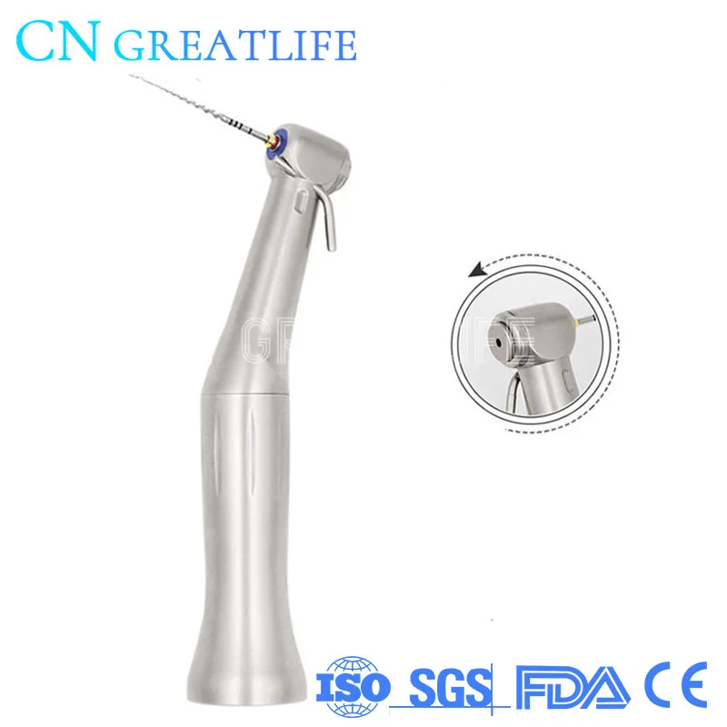Dental Tool Dentistry Lab Teeth Cleaning Equipment Dental Low Speed Contra Angle 20:1 Contra Angle Low Handpiece for Implant