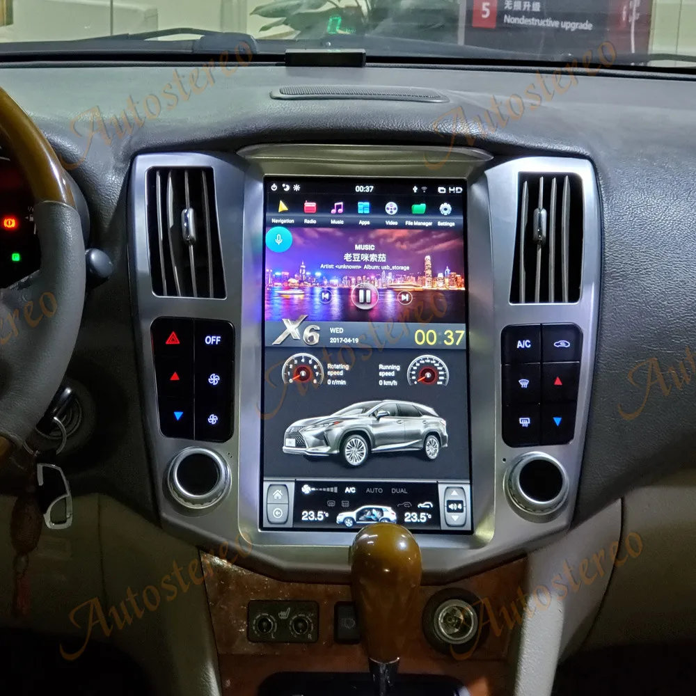 Tesla стиль Android 9,0 автомобильный gps-навигатор без dvd-плеера для Lexus RX RX300 RX330 RX350 RX400H магнитофон головное устройство