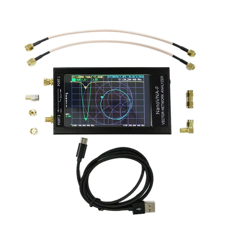 50 кГц 1000 МГц NanoVNA F 4 3 дюймов ЖК дисплей HF VHF UHF VNA вектор сетевой анализатор|Корпуса