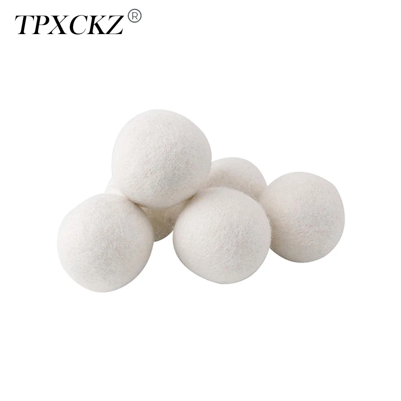 

TPXCKz 3/5cm Laundry Clean Balls Reusable Natural Organic Laundry Fabric Softener Balls Premium Organic Drying Balls Wool