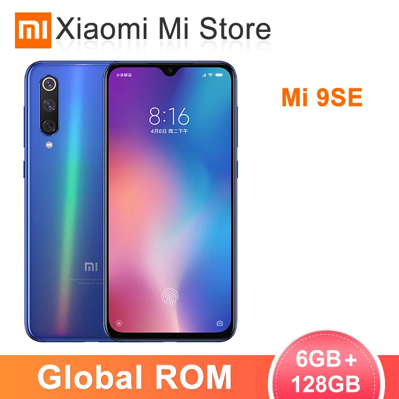 В наличии глобальная ПЗУ Xiaomi Mi 9 SE 6 ГБ 128 Smartphon Snapdragon 712 48MP камеры 5 97 &quotAMOLED экран 18
