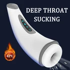 Секс-игрушки для мужчин, пенис 4D, индукционный зажим на присоске, умное вращение, настоящий голос, 24 планшета, язычок, Мужской мастурбатор, чашка, магазин Sey