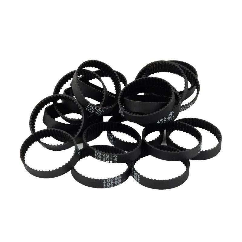 GKTOOLS C-1 3D Printer Parts GT2 6mm 2GT Closed Loop Rubber Timing Belt 96 98 100 102 104 106 108 110 112 114 116 mm | Обустройство