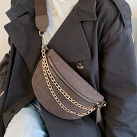 luxury womens waist bag chain waist belt bags phone pack purse brand designer crossbody chest bag fashion shoulder fanny pack