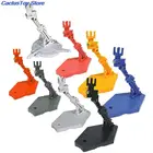 Аксессуары для экшн-фигурок, регулируемая подставка для модели Gundam, Опорное основание для фигурки робота, дисплей для куклы, 5 цветов, 1 шт.