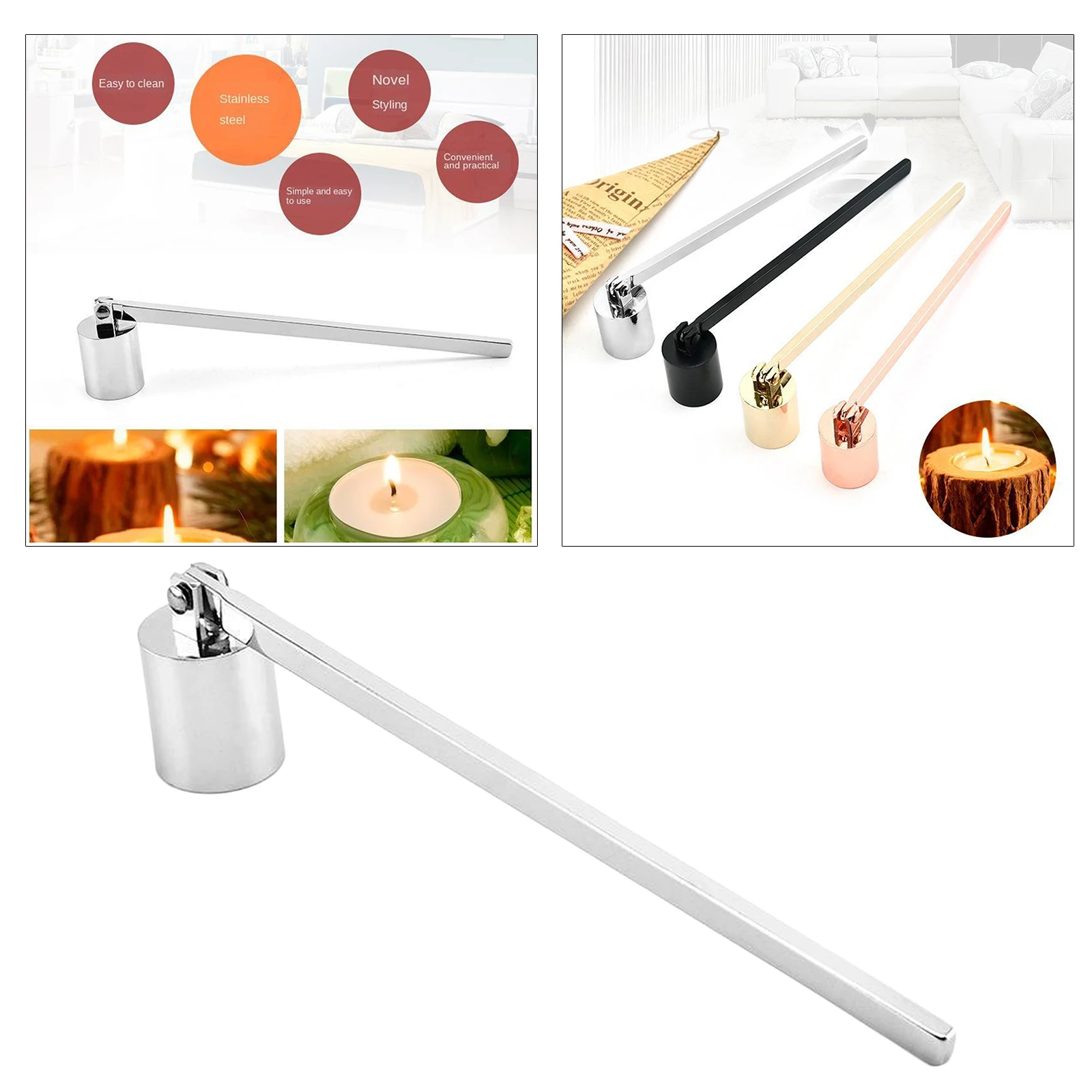 Лампы в форме свечи фитильный инструмент масляная лампа Нержавеющая сталь ковш