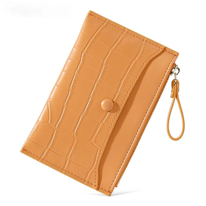 

Merk Steen Patroon Mini Vrouwen Kaarthouder Leuke Credit Id Card Houders Zipper Slim Wallet Case Pu Leather Change Coin