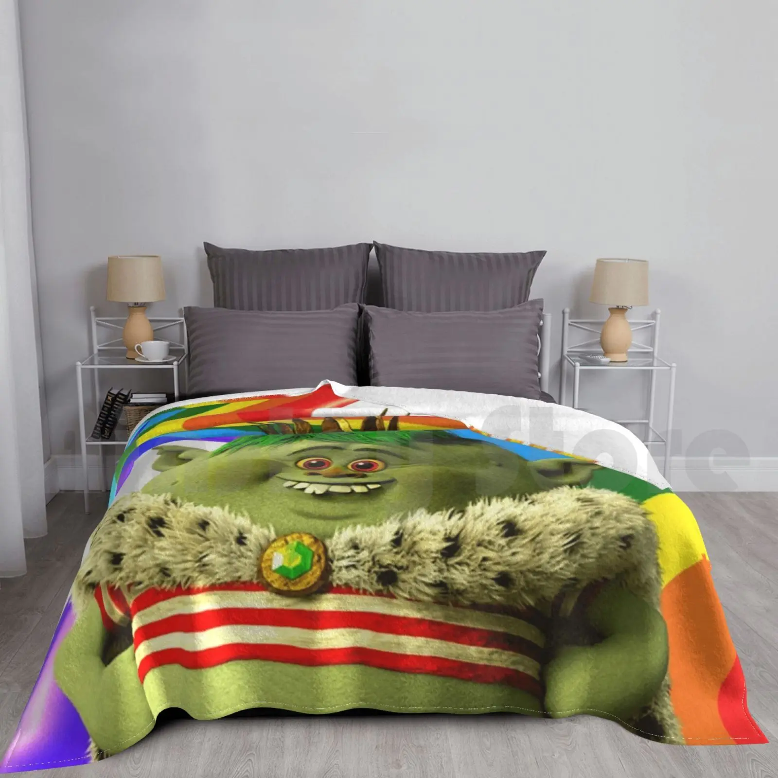 

Модное одеяло с изображением короля троллей, Маков и ветвей, троллей, Маков и ветвей, как человек, Тролли 2