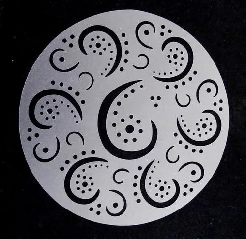 4 шт по охране окружающей среды Пластик спрей цветы пресс форма для торта сито